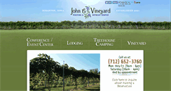 Desktop Screenshot of john15vineyard.com